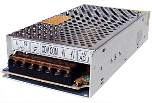 Fonte chaveada metálica  - 12V  - 80A - Bivolt