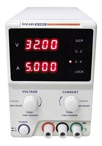 Fonte Regulável DC 3A  3 a 30v HF-3003s HIKARI