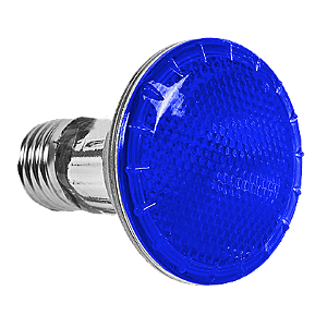Lâmpada Par20 E27 led AVANT 6w com IP65 azul