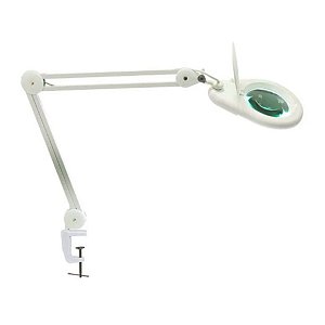 Lupa de Bancada com LED 8D HL-400 Hikari