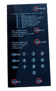 Membrana para Micro-ondas Brastemp BMP 31 PRT S/Dourador - 2113011