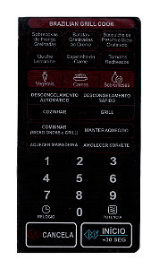 Membrana para Micro-ondas LG MH 7047 Brazilian Grill - 2126024