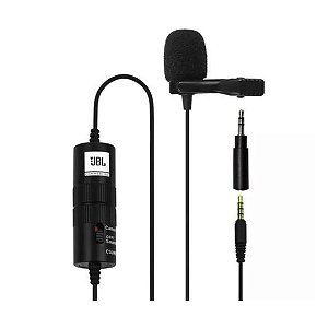 Microfone de Lapela a bateria CSLM20B JBL - Preto