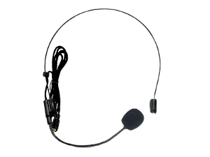 Microfone sem fio Headset