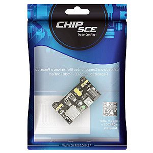 Módulo Fonte Ajustável para Protoboard 3,3 V – 5V