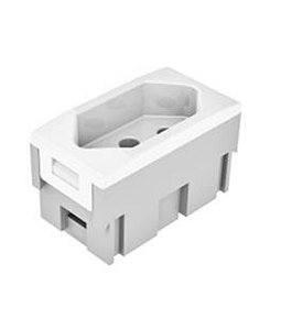 Modulo Tomada 10A 3P Dutotec - Branco