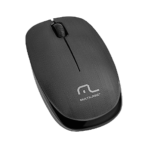 Mouse Sem Fio 2.4 Ghz 1200 Dpi Preto Usb Multilaser - MO251