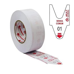 Painel Bobina 2000 Senhas 2 Dígitos Atendimento Comum Multeletronic - Vermelho - Rolo