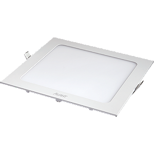 Painel LED 24w Quadrada Branco Quente Embutir Avant