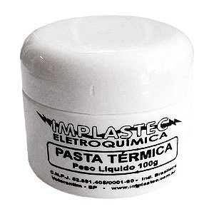Pasta térmica IMPLASTEC 100g
