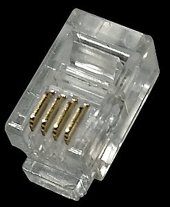 Pino modular RJ-11 4x4