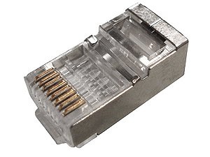 Pino Modular RJ-45 CAT5 8X8 Blindado