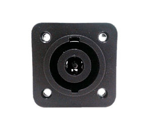 Pino Speakon Fêmea 4 Vias para Painel