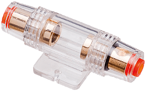 Porta Fusível Acrílico Gold Banana