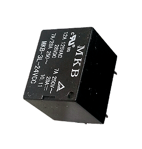 Rele 24v 10a 5 pinos
