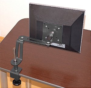 Suporte de Mesa Articulado para Monitor LCD/LED/3D – Multivisão LCD FLEX GRAMPO