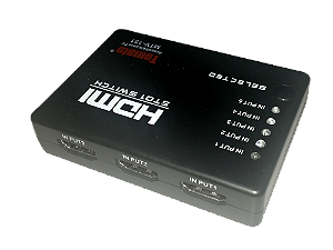 SWITCH HDMI 5x1 - com Controle