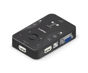 Switch KVM Comtac USB para 2 computadores