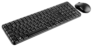 Teclado E Mouse Sem Fio 2.4 Ghz Multilaser Multimidia Preto Usb - Tc183