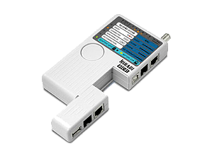 Testador de Cabos - RJ45,RJ11,BNC e USB 4em1 - Hikari - HTC-41