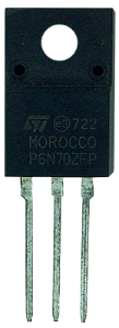 Transistor P 6N70 ZEP Isolado