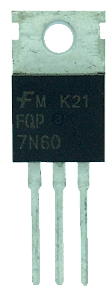 Transistor P 7N60 Metal