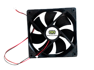 Ventoinha 120x120x25mm 24V com rolamento