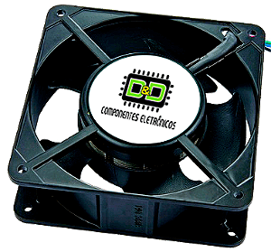 Ventoinha 120x120x38mm 220V com Rolamento