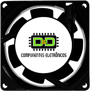 Ventoinha 80x80x38mm Bivolt com Rolamento