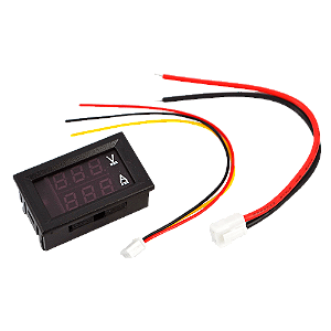Voltímetro + Amperímetro Digital 100V 10A