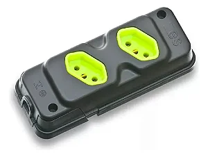 Barra de Tomadas Profissional Fiolux com 2 Entradas