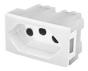 Módulo Tomada Pezzi 2p+t 10a 250v Branco Linha 50.000