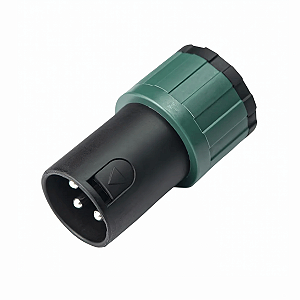 Conector XLR Macho 3 Pinos Low Profile SASLP3M Santo Angelo