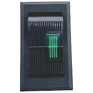 Chave Quadrada C/Luz L/D 3T.Verde Margirius 14123