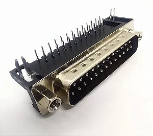 Conector DB-25 Macho 90° PCI Metaltex