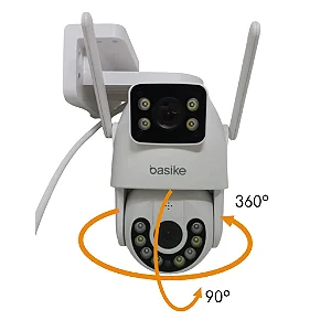 CÂMERA DE VIGILÂNCIA 600W PIXEL - IP66 - BA-CAM0002 - BASIKE