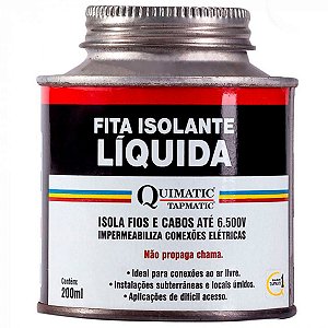 FITA ISOLANTE LIQUIDA (INCOLOR) Quimatic - 200 mL