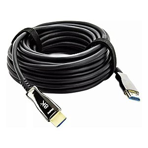 Cabo HDMI AOC Fibra Óptica 2.1 8K 4K 120Hz 30m Gold MXT
