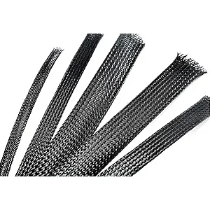 Malha de Nylon Expansível 16mm BSPET 16,0 Black "Valor por metro"