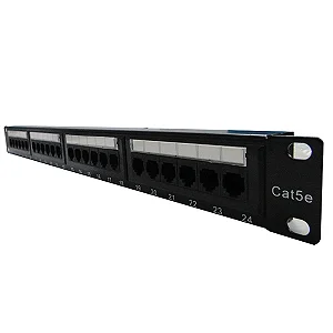 Patch Panel Cat.5e 24 Portas WT-2029A-110 Seccon