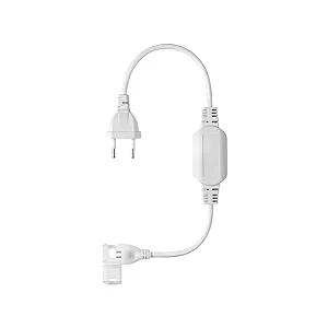 Cabo AC para Fita de LED Neon COB 220V Cabo de Força
