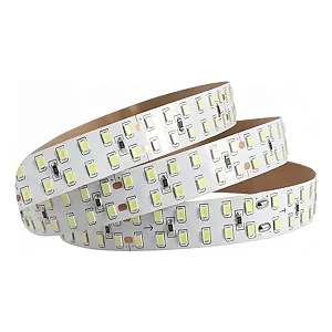 Fita LED 220V 120 LEDs por Metro Branco Quente Externa Dupla Face