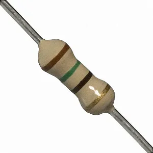 Resistor 2W 15R Marrom/Verde/Preto/Dourado