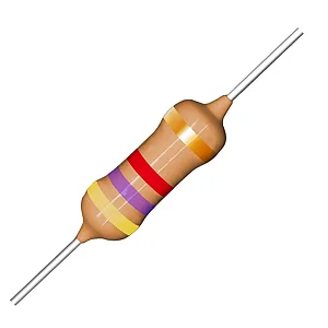 Resistor de Fio 10W 4.7K Ohms Amarelo Roxo Vermelho Dourado 12166
