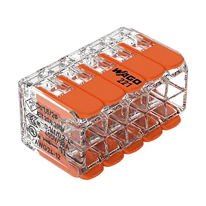 Conector Wago 10 Vias 0,2-4,0mm Modelo 221-420 WAGO