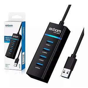 Hub USB 4 Portas 3.0 UH-30A EXBOM