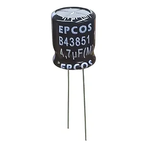 Capacitor Eletrolitico Epcos B43851 4.7uF 450V 10x12.5mm