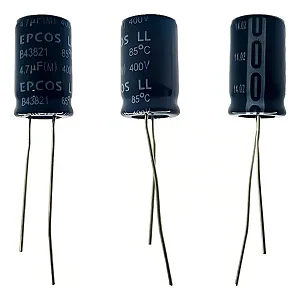 Capacitor Eletrolitico Epcos B43821F9475M8 4,7uF 400V