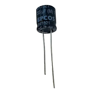 Capacitor Eletrolitico Epcos 33uF 100V 10x12.5mm