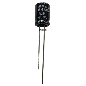 Capacitor Eletrolitico Epcos 1uF 450V 8x11mm